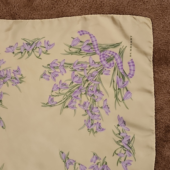 Burberry Silk Floral Square Scarf - Picture 2 of 13